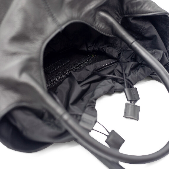 Dafne<br/>Shopper doppio manico nero