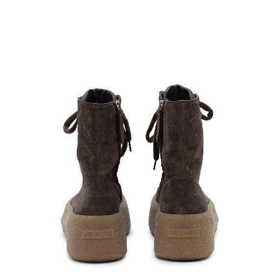 F04 Creepy – Dark brown lace-up ankle boot  