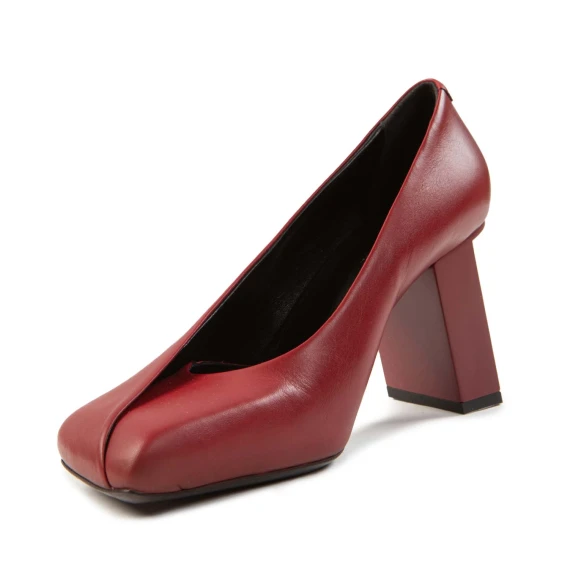 H08 Panton-Decolletè rosso scuro