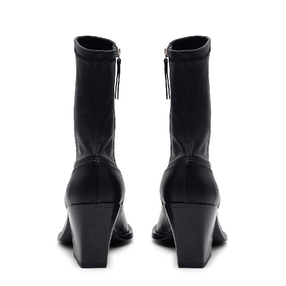 H10 Jolene – Black stretch ankle boot  