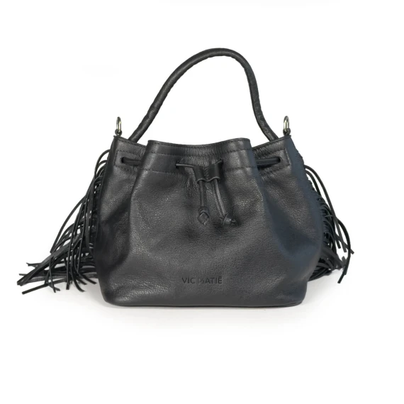 Naima<br>Secchiello in morbida pelle nera