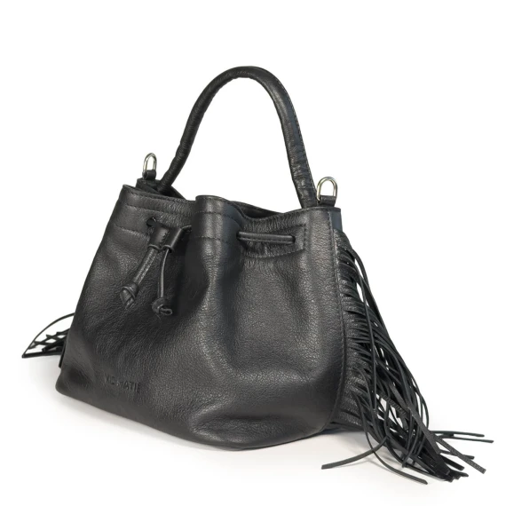 Naima<br>Secchiello in morbida pelle nera