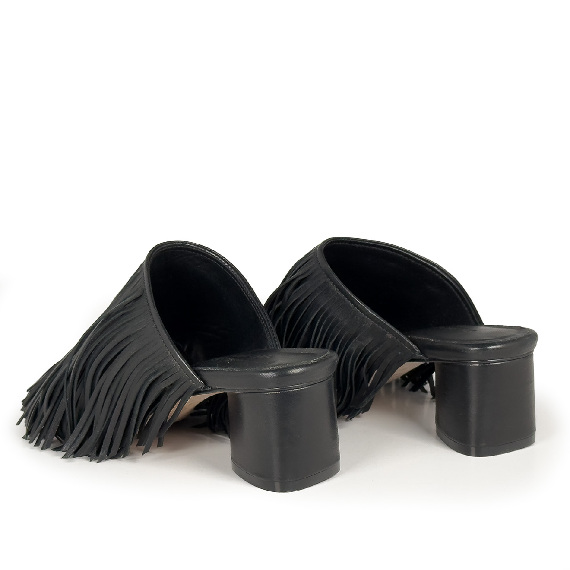 K16_Drop<br>Mule black in soft nappa leather